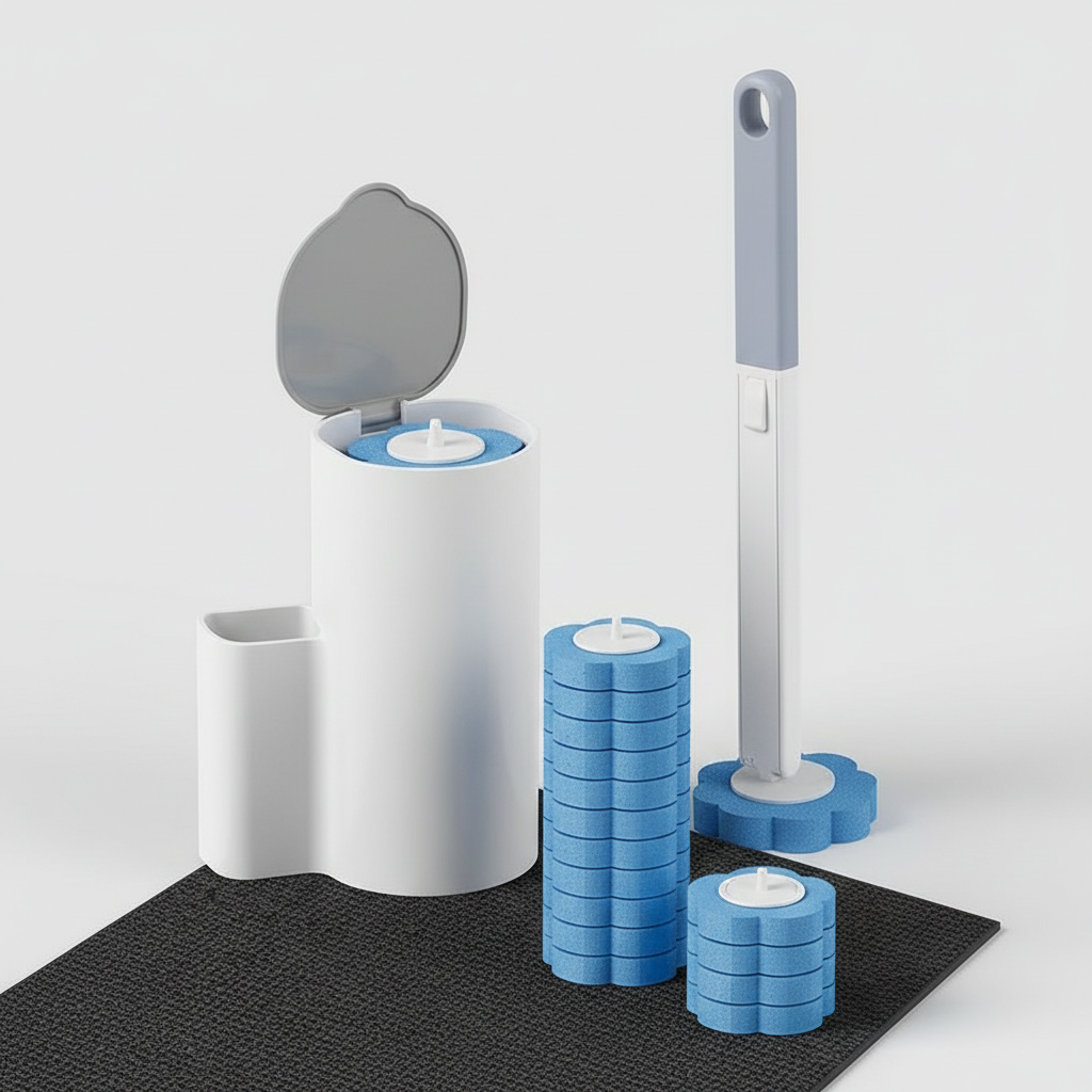 Touchless Disposable Toilet Cleaning Brush(48 Refills)